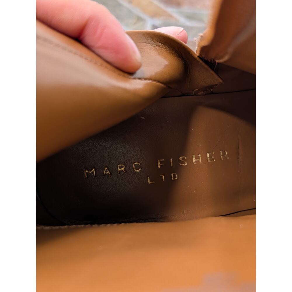 Marc Fisher Mavey Suede Leather Ankle Boots 9M Chic Capsule - Picture 7 of 7